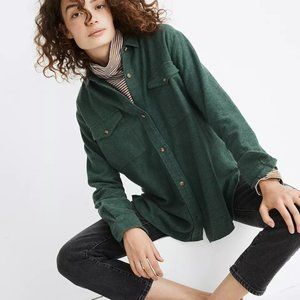Madewell Flannel Oversized Ex-Boyfriend Shirt